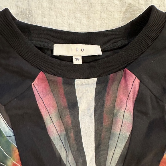 IRO Pattern Sheer Top - Picture 3 of 3